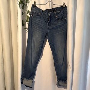 Taylor Dark Blue Ankle Jeans